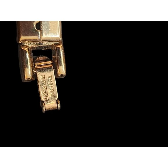 Vintage Signed Trifari Gold Tone Bracelet (A4019) - Picture 7 of 8